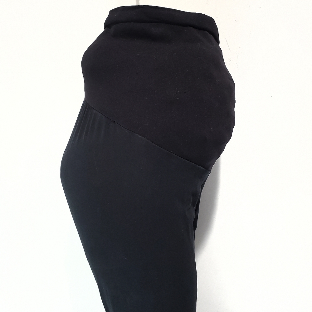 Motherhood Maternity Black High Panel Waist Everyday Athletic Legging Size S